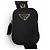 Borsa a Spalla Prada Nylon Pelle Re-Nylon Placca Logo Triangolo Nero - vista 9