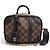 Borsa a Spalla Louis Vuitton Damier Valisette Souple BB Marrone