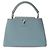 Borsa Louis Vuitton Capucines BB Blue - vista 2