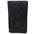 Cartera larga de cordero negro Cambon Chanel