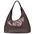 Borsa a tracolla in pelle viola metallizzato Prada Viola scuro - vista 2