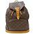 Montsouris Louis Vuitton Monogram Canvas Rucksack Braun