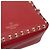 Borsa a tracolla Valentino in pelle di vitello granulata Rockstud rossa Rosso - vista 7
