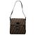 Borsa a tracolla Fendi in tela Zucca marrone