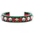 Bracciale rigido Web Bee di Gucci in resina rossa e strass Rosso