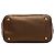 Borsa Prada Marrone Vitello Daino con bordi in Tessuto Cachi - vista 3