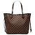 Louis Vuitton Marrone Damier Ebene Neverfull MM