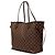 Louis Vuitton Marrone Damier Ebene Neverfull MM - vista 2