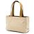 Prada Tote aus beigefarbenem Canvas - Ansicht 2