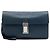 Clutch Prada Blue Vitello Daino Blu scuro
