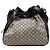 Louis Vuitton Gray Monogram Mini Lin Idylle Noe PM Marrone Grigio