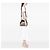 Louis Vuitton Gray Monogram Mini Lin Idylle Noe PM Marrone Grigio - vista 7