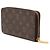 Cartera larga Zippy Monogram marrón Louis Vuitton Castaño - vista 2