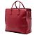 Borsa shopper Prada Red Saffiano Lux a doppio manico Rosso - vista 2