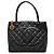 Tote Chanel Black Caviar Medallion Negro