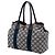 16 Céline Celine Tote aus Macadam Canvas in Grau Braun - Ansicht 2