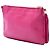 Miu Miu Borsa a tracolla in pelle di capra Madras rosa con doppia zip - vista 2