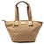 Gucci Beige GG Canvas Web Tote