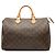 Louis Vuitton Marrone Monogram Speedy 35