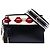 Borsa a tracolla Prada Black City Calf and Saffiano Lip Print Nero