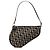Mini Diorissimo Canvas Saddle Pochette in Schwarz