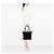Chanel Black CC Stitched Wildleder-Tote Schwarz - Ansicht 9