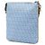 Fendi Blue Zucchino Coated Canvas Forever Crossbody Blau Hellblau - Ansicht 2
