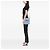 Fendi Blue Zucchino Coated Canvas Forever Crossbody Blau Hellblau - Ansicht 6
