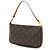 Borsa Louis Vuitton Monogram Pochette Accessoires Marrone - vista 3