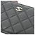 Monedero Chanel Classic Black Lambskin Negro - vista 4
