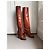 Louis Vuitton Botas altas de cuero marrón Castaño - vista 2