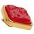 Orecchini a clip Vintage Chanel Coco Mark Rosso D'oro - vista 5