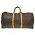 Borsa Keepall Louis Vuitton Monogram Canvas 60 Marrone