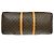 Borsa Keepall Louis Vuitton Monogram Canvas 60 Marrone - vista 7