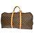 Borsa Keepall Louis Vuitton Monogram Canvas 60 Marrone - vista 2