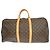 Borsa Keepall Louis Vuitton Monogram Canvas 55 Marrone