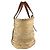 Borsa a mano in pelle e rafia marrone Loewe - vista 2