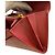 Cartera bi-fold compacta de cuero Saffiano Prada Roja - vista 17