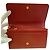 Cartera bi-fold compacta de cuero Saffiano Prada Roja - vista 7