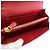 Cartera bi-fold compacta de cuero Saffiano Prada Roja - vista 9