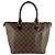 Borsa Louis Vuitton Damier Saleya PM Damier ebene - vista 3