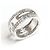 Bulgari Anello Parentesi in diamante in oro bianco 18K D'oro