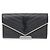 Cartera Saint Laurent Cassandra Matelassé Large Flap Negro Blanco