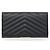 Cartera Saint Laurent Cassandra Matelassé Large Flap Negro Blanco - vista 2