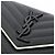 Cartera Saint Laurent Cassandra Matelassé Large Flap Negro Blanco - vista 5