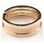 Anello Cartier C2 in oro rosa D'oro - vista 4