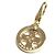 Bulgari Pendente Charm Tondo Cross in oro giallo 18K Bvlgari D'oro