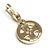 Bulgari Pendente Charm Tondo Cross in oro giallo 18K Bvlgari D'oro - vista 2