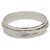 Bracelet jonc Chanel en argent
