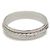 Bracelet jonc Chanel en argent - vue 2